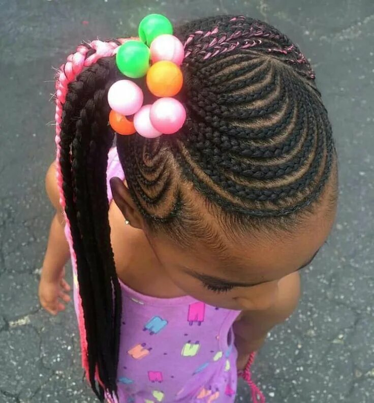 Прически для девочек много косичек Pin on Love the Kids! Braids,twist and natural styles Kids hairstyles, Hair styl