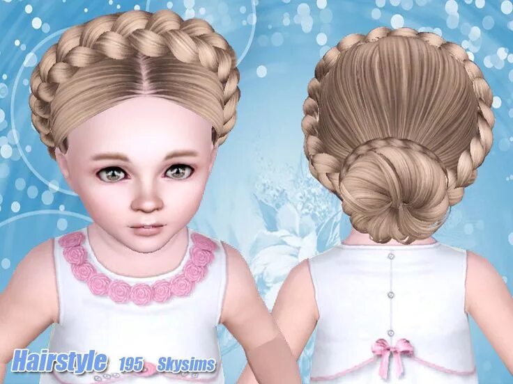 Прически для девочек мультик Pin on The Sims 3 Hairstyles