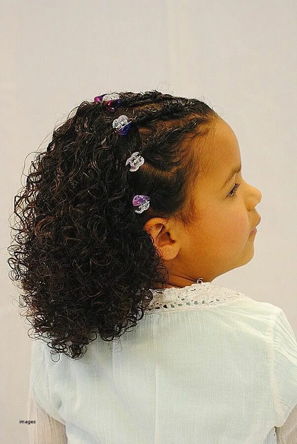 Прически для девочек на длинные кудрявые Image result for black girl toddler curly hairstyles for summer Kids hairstyles 