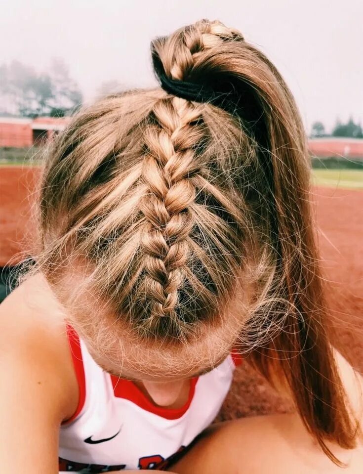 Прически для девочек на физкультуру ☆ PINTEREST ☆ jxstrachel Volleyball hairstyles, Cool hairstyles, Pinterest hair