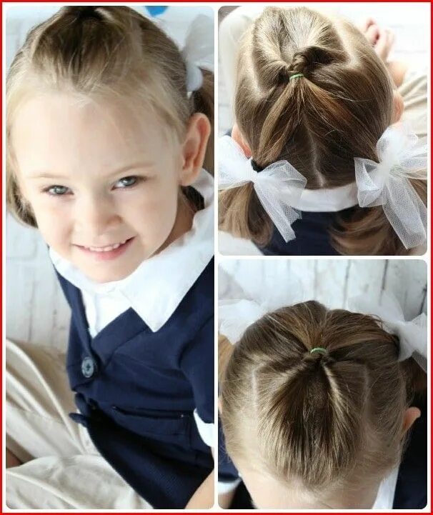 Прически для девочек первоклашек на каждый день Pin on Cute Hairstyles