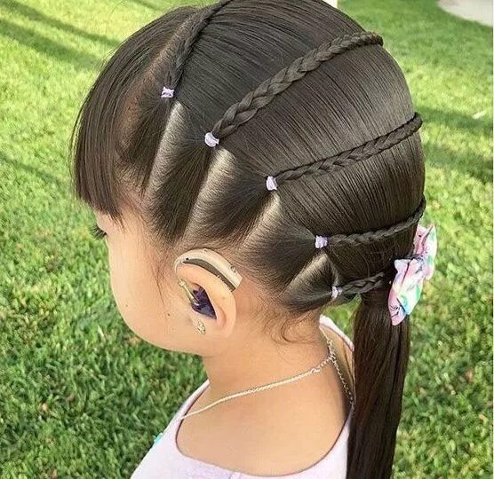 Прически для девочек сложные Pin on kids hairstyles