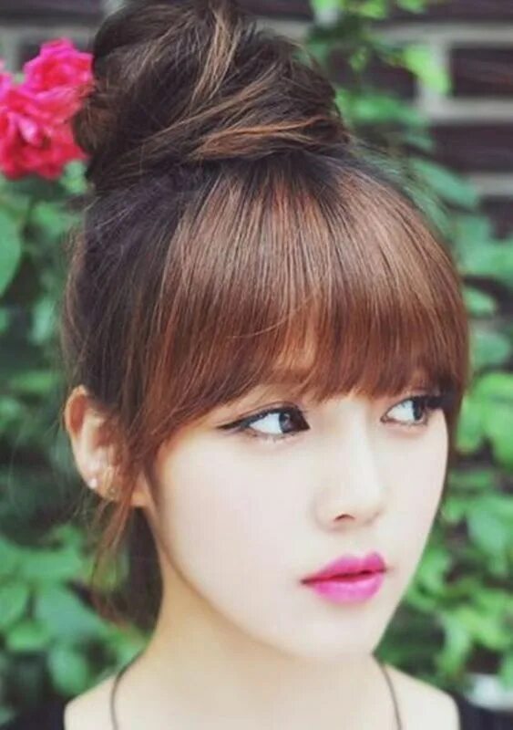 Прически для девочек в корейском стиле Amazing Wispy Bangs for Girls + Women's (2019) Asian hair, Korean hairstyle, Asi