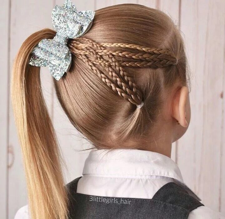 Прически для девочек в школу Pin by Aguirre Maritza on peinados para mis princesas Girl hair dos, Kids hairst