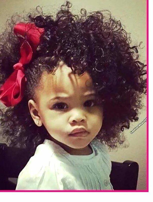 Прически для девочки с кудрявыми волосами Cute Hairstyles For Black Kids Cutest Black Kids Hairstyles To Do ...-The Cutest