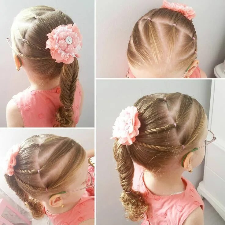 Прически для девочки в садик пошагово Pin by ruba on Hair Kids braided hairstyles, Kids hairstyles, Little girl hairst