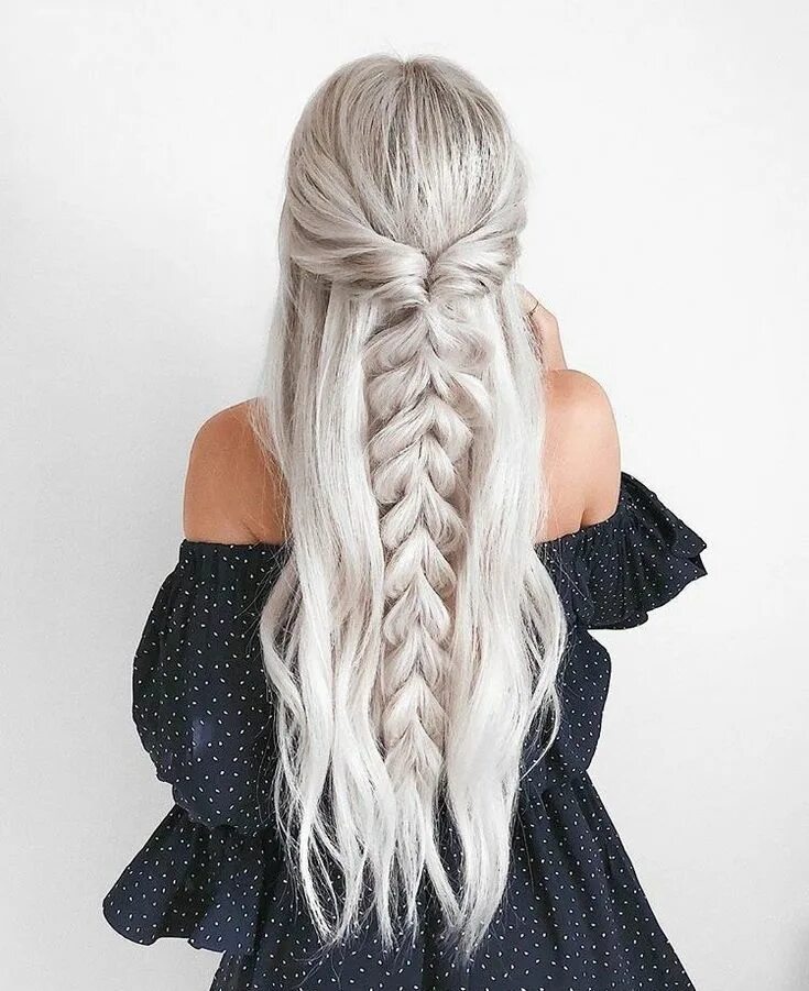 Прически для девушек на длинные легкие sariitaboniita Long hair styles, Braided ponytail hairstyles, Hair styles