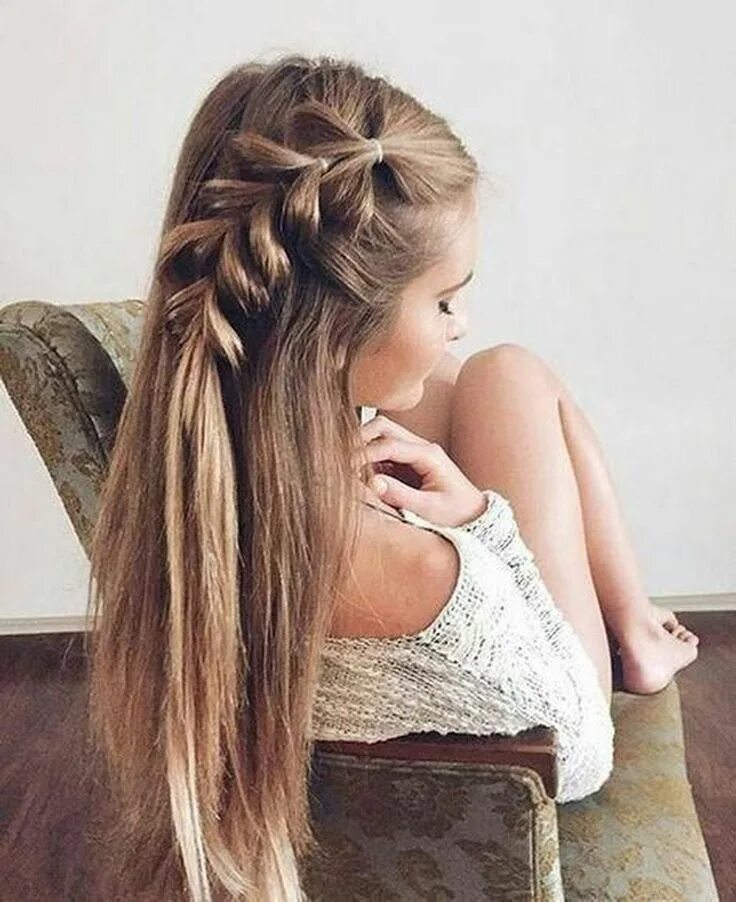 Прически для девушек на длинные волосы простые 40 Unique Christmas Hairstyles Ideas For Women To Look Pretty And Cool Braids fo