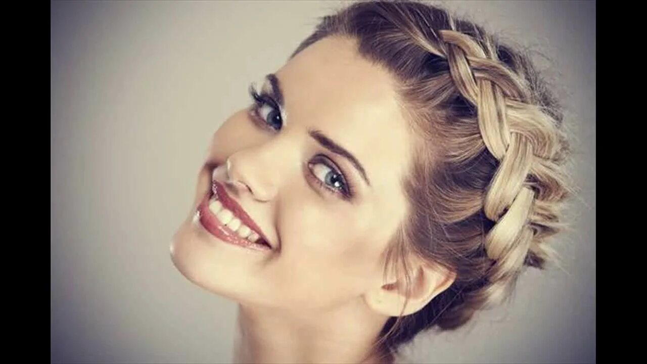 Прически для фотосессии на средние волосы женские 15 Pretty Braided Wedding Hairstyles - YouTube