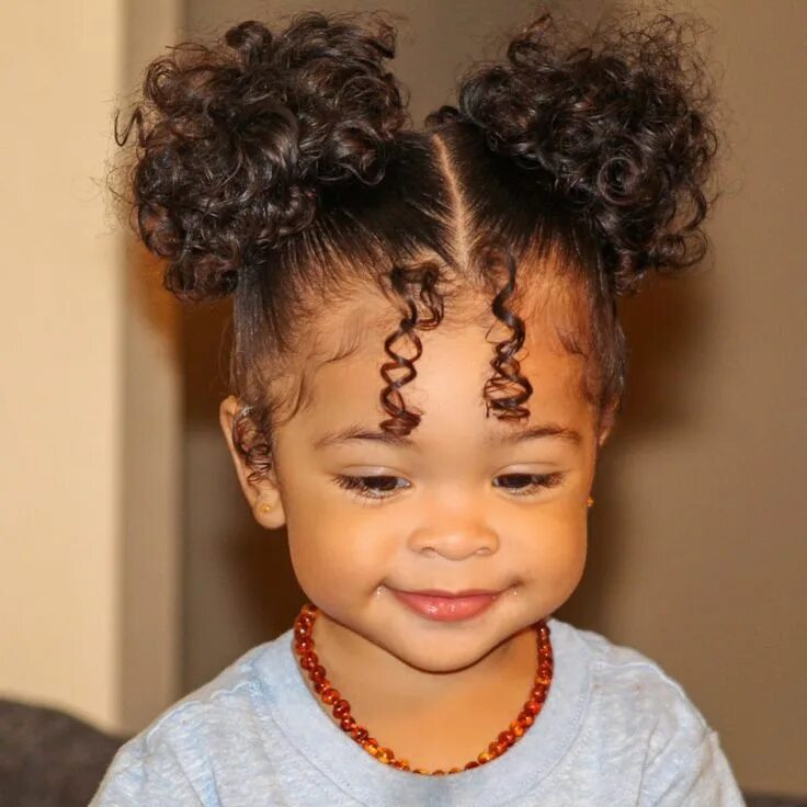 Прически для кудрявых девочек Kaia Elise Clemons on Instagram: "My reason "why" #babyhairstyles #babyhair# bab