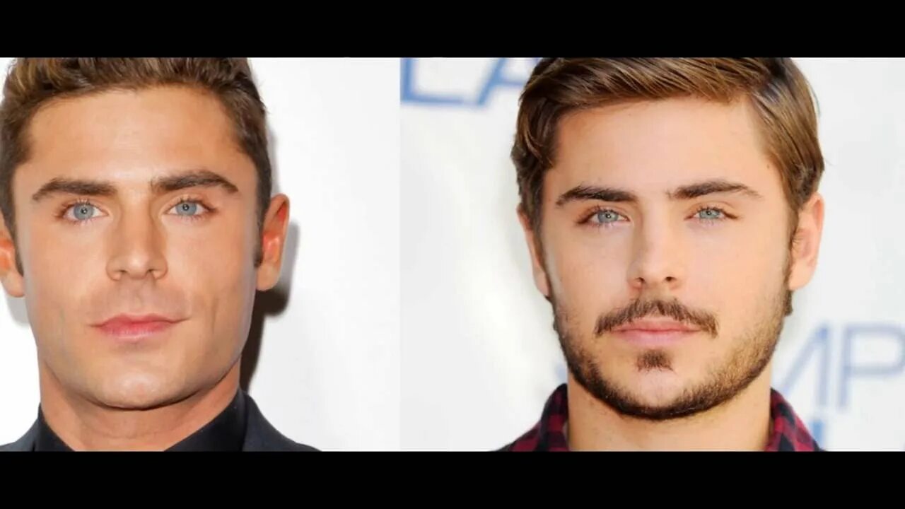 Прически для квадратного лица мужские 2024 Celebrities With and Without Beards Men's beard styles 2018 Different beard styl