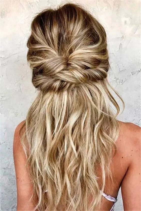 Прически для лета на длинные волосы 46 Unforgettable Wedding Hairstyles for Long Hair 2019---elegant and vintage cla