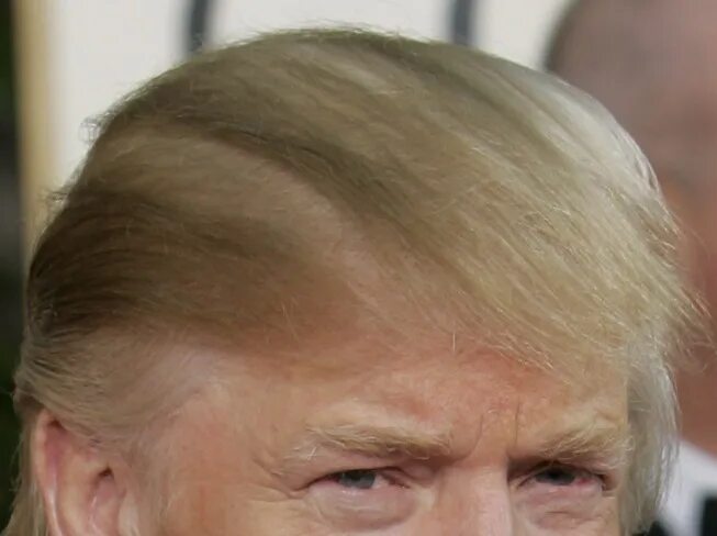 Прически для лысеющих женщин Donald Trump sports slick new hairdo before flying to meet the Queen The Sun