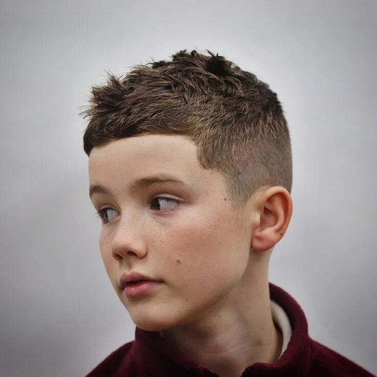 Textured Crop + Skin Fade Kids hair cuts, Boy hairstyles, Boys fade haircut