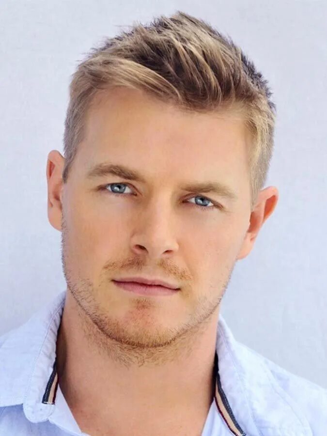 Прически для мягких волос Mens Short Blonde Hairstyles Gallery Thin hair men, Short blonde haircuts, Cool 