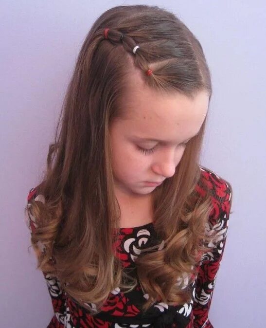 Прически для отращивания челки для девочек Pin on Girl Hairstyle