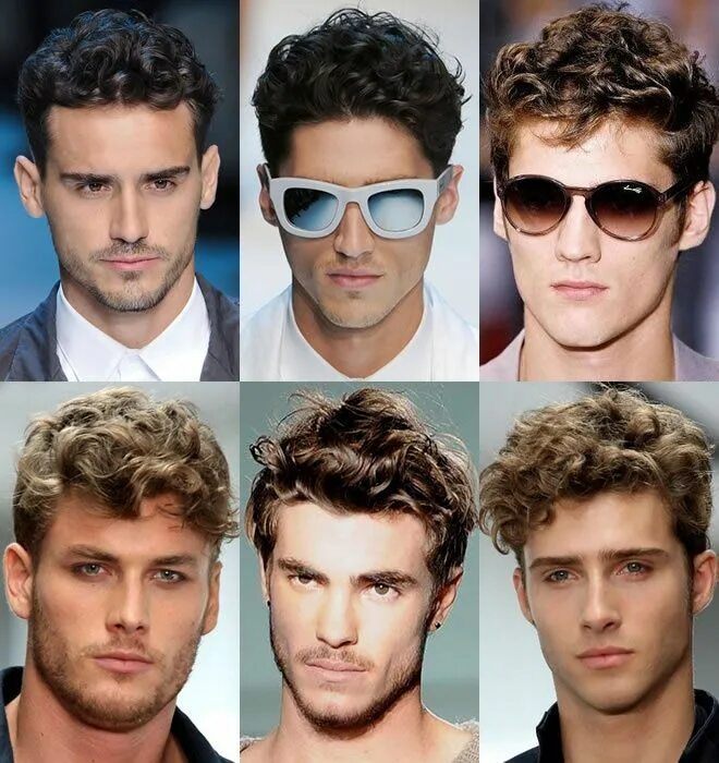 Прически для овального лица мужские кудрявые What are some good hairstyles for a young white guy with thick, curly hair? - Qu