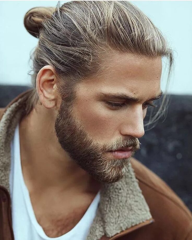 Прически для парней с длинными волосами hot beardman - Ben Dahlhaus - I want a replica made of Ben's moustache and beard