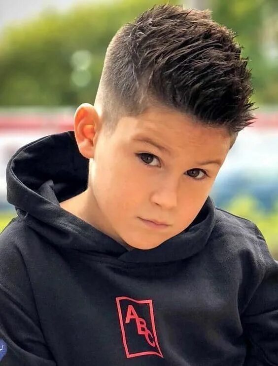 Прически для пацанов 10 лет 36 Cortes de Cabelo Infantil Masculino (liso, cacheado e crespo) Boys fade hairc