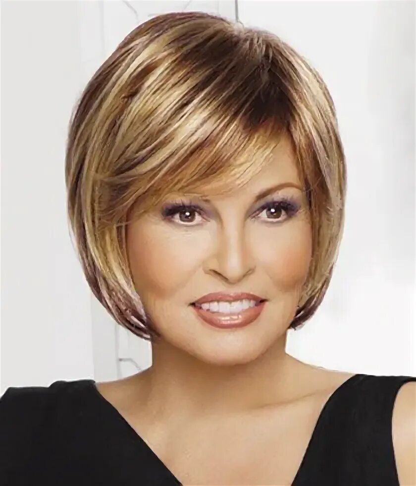 Прически для полной женщины 40 лет SWEPT AWAY by Raquel Welch (Clearance) Short bob hairstyles, Wavy bob hairstyles