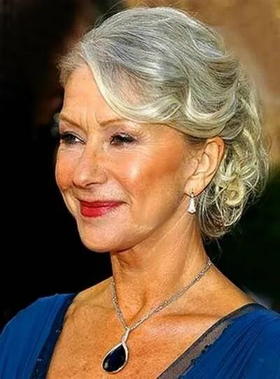 Прически для пожилых женщин длинные Holiday Hairstyles for Women Over 50 Have Gray Hair Peinados para mujeres mayore