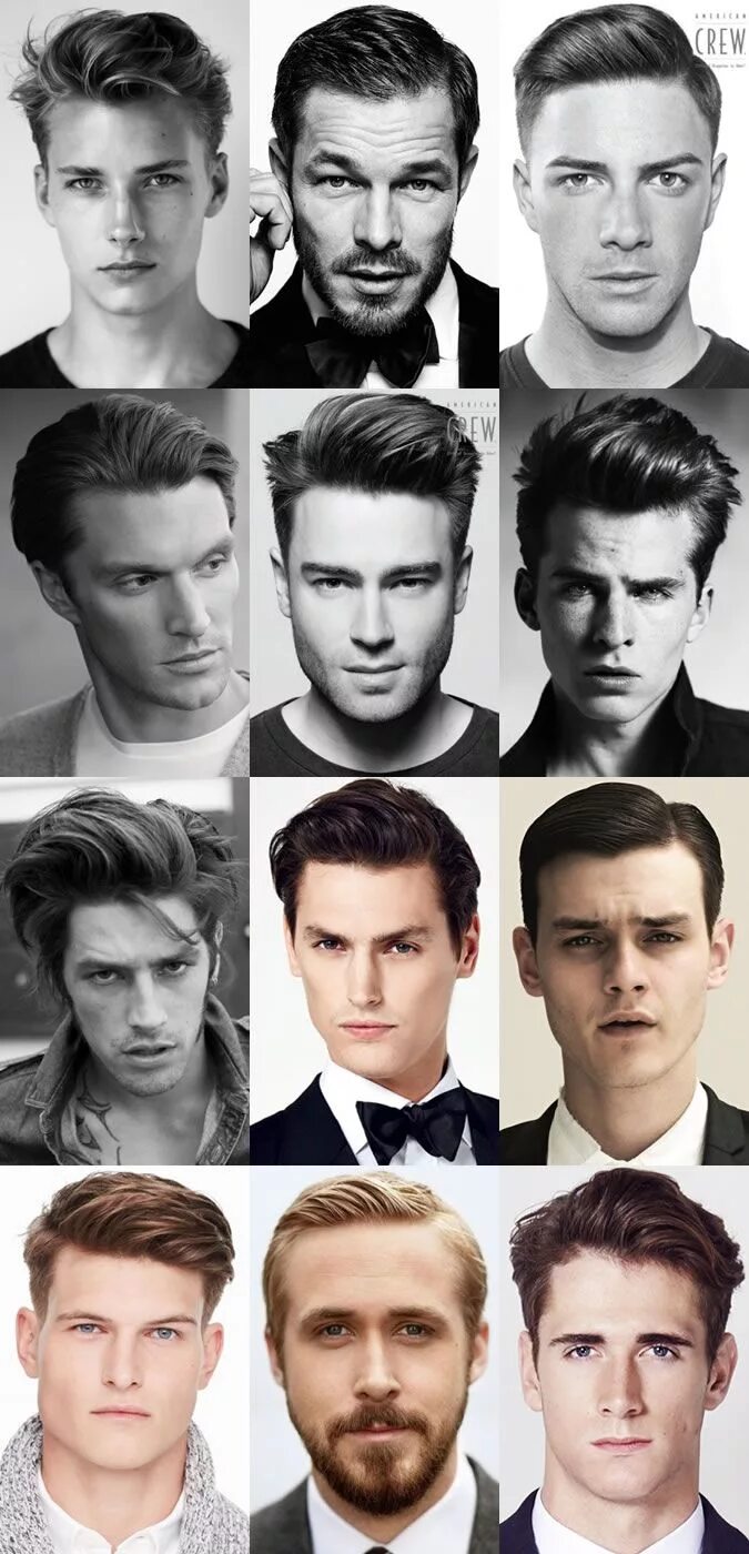 Прически для разных форм лица мужские Key Hairstyle Trends From London Collections: Men AW15 FashionBeans Cabelo mascu