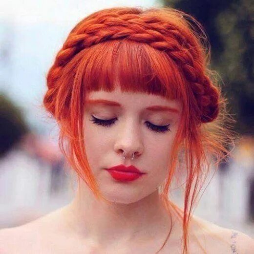 Прически для рыжих волос женские 45+ Photos of Romantic Bridal Hair Styles Scene hair, Hair, Auburn hair