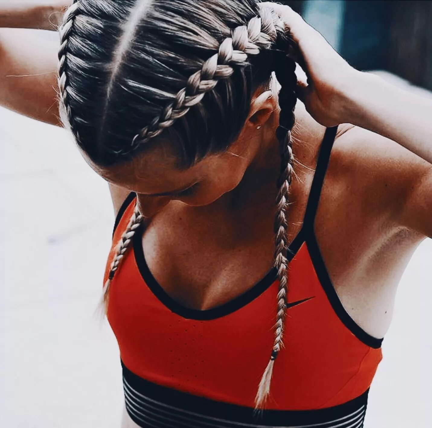 Прически для спорта на длинные Pin on fitness Sporty hairstyles, Long hair styles, Sport hairstyles