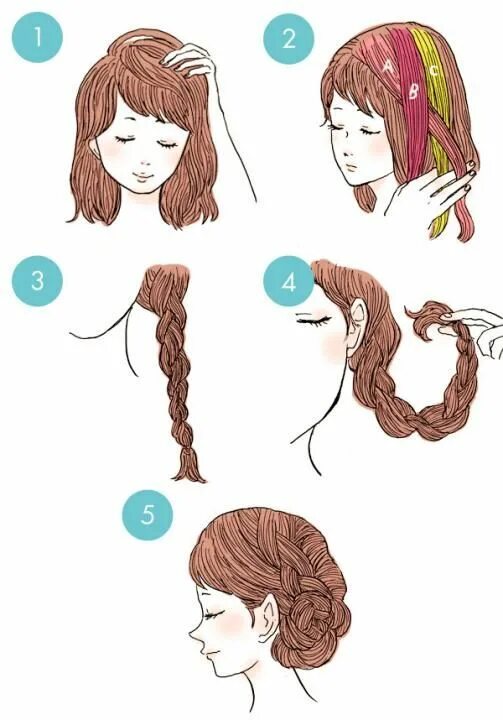 Прически для средних девочек самой себе How to Style Your Hair in 3 Minutes Cute simple hairstyles, Easy to do hairstyle