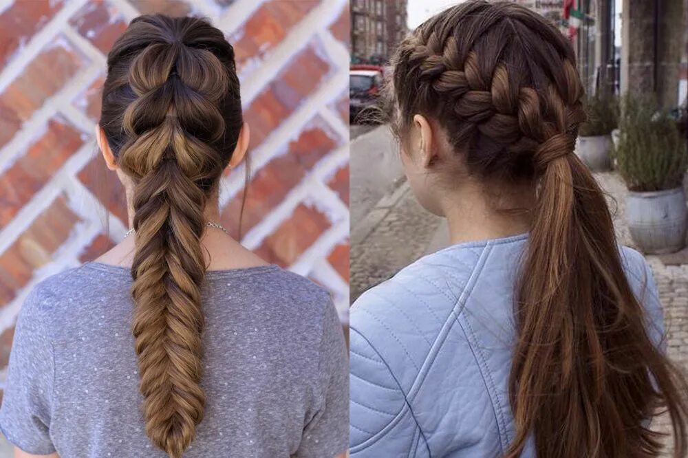 Прически для старшеклассниц на длинные волосы Teenage Girl Hairstyles 2019 For School Boho