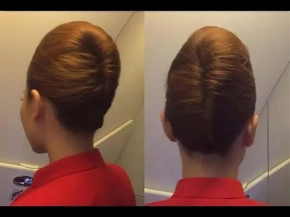 Прически для стюардесс на средние волосы YouTube Bun hairstyles, Hair styles, Braided hairstyles