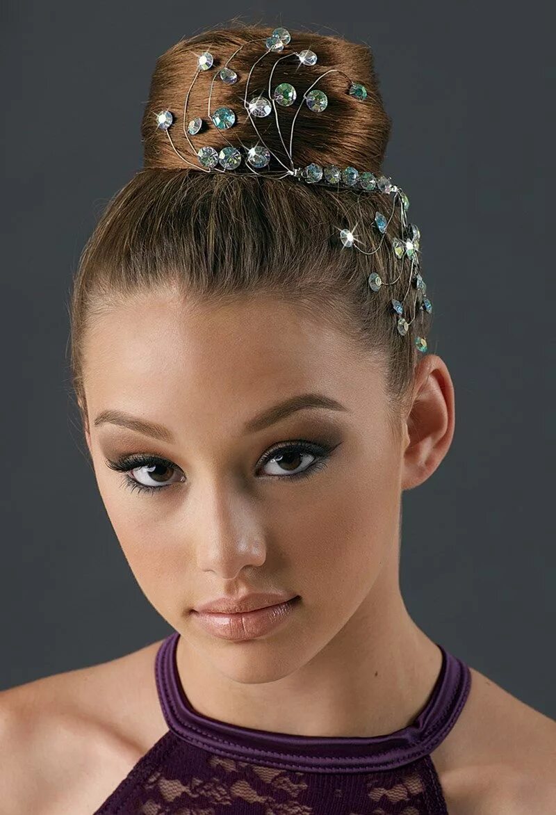 Прически для танцев фото Rhinestone Twig Hair Clip Dance hair piece, Dance hairstyles, Hair accessories