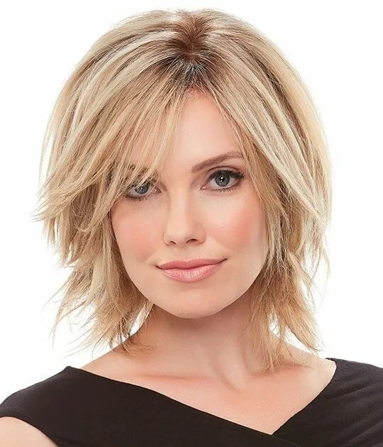 Прически для тонких волос средней длины женские Gorgeous Volume with TOP FORM 6-8 Hairpiece by Jon Renau - Wilshire Wigs - Wilsh