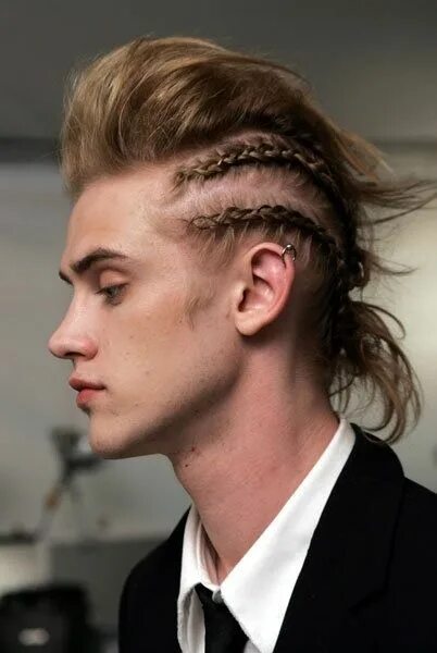 Прически для юношей с длинными волосами Photo Uploader for Pinterest Punk hair, Mens braids hairstyles, Mens hairstyles