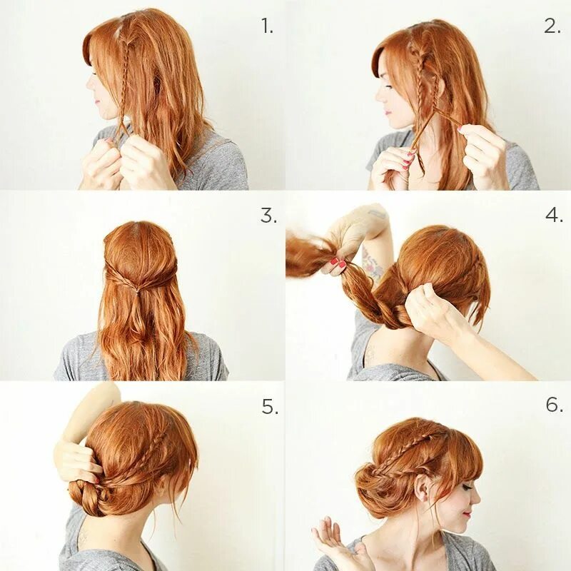 Прически для женщин как самим сделать 15 Sencillos trucos para peinarte en *menos de 5 minutos! Romantic hairstyles, L