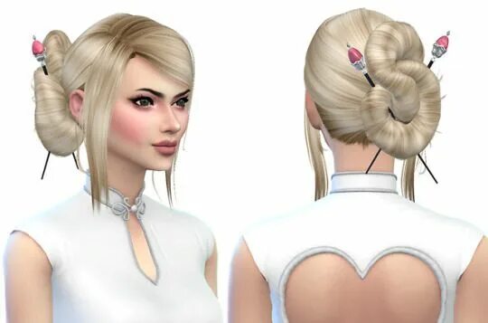 Прически для женских персонажей colores urbanos Sims hair, Sims mods, Traditional asian hairstyles