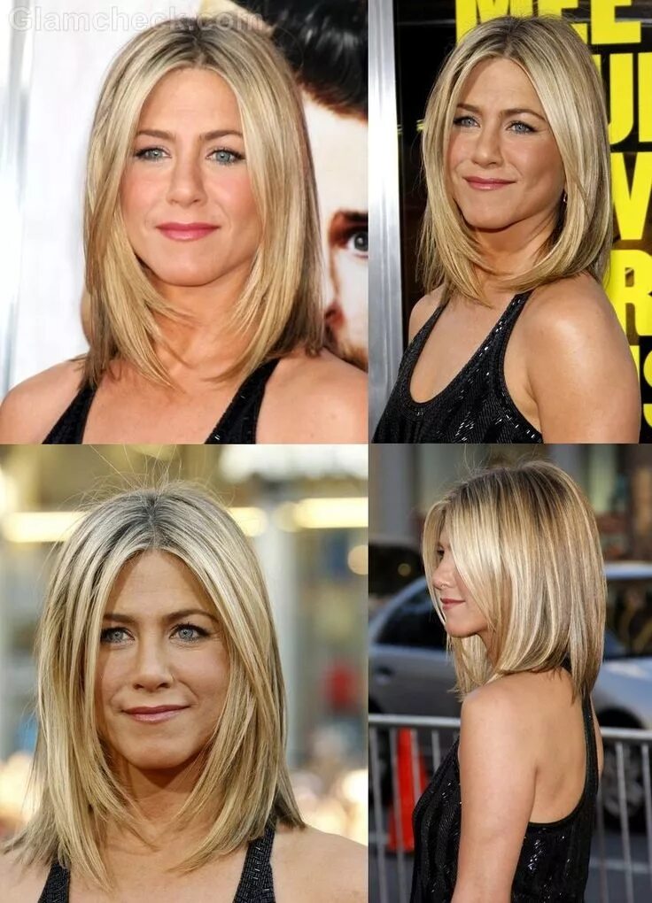 Прически дженнифер энистон на средние волосы 20 Jennifer Aniston's Greatest Hairstyles - Pretty Designs Jennifer aniston shor