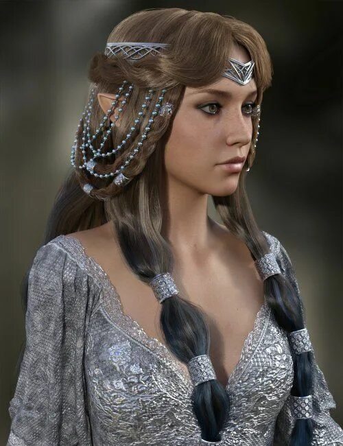 Прически эльфов женские Pin on Daz Studio : Women's Hair