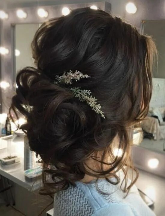 Прически фото темные волосы 150 + Gorgeous Wedding Hairstyle Ideas from Tonya Pushkareva Hair inspiration, L