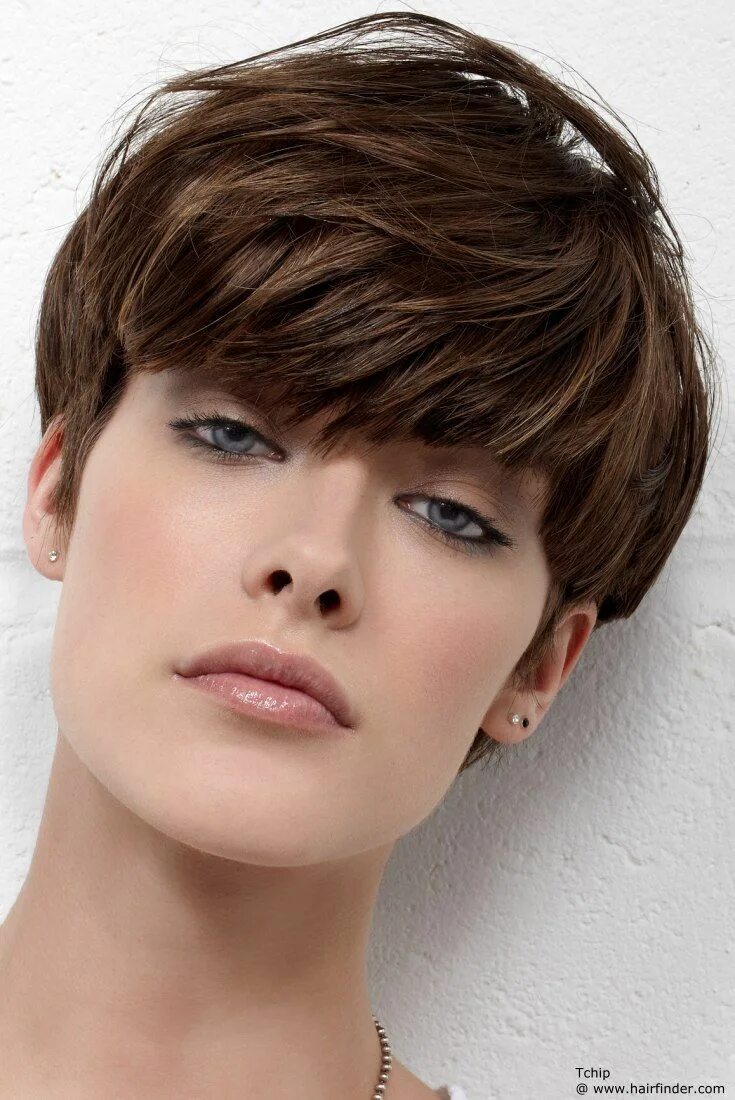 Прически гарсон для женщин Very Short Hairstyles With Long Bangs Wsaflztw in 2019 Short hair styles, Very s