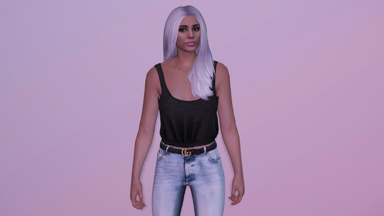 Прически гта 5 рп женские Medium long hairstyle for MP Female - GTA5-Mods.com