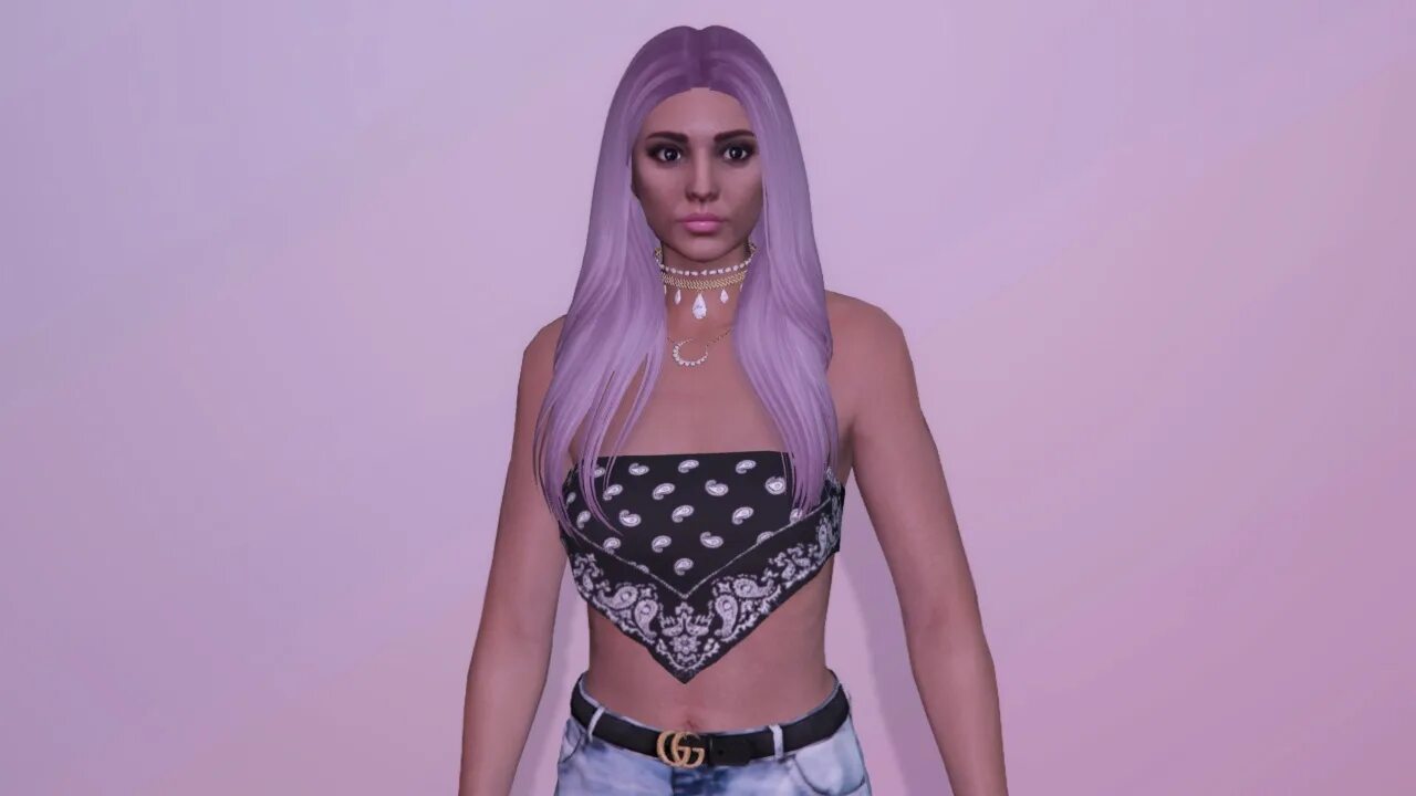 Прически гта 5 рп женские Bandana top for MP Female 1.2 - GTA 5 mod