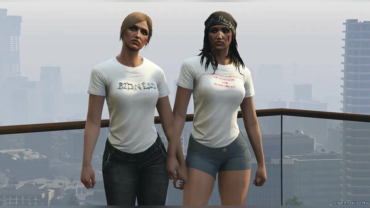 Прически гта 5 рп женские Скачать 9 New MP Female Bigness T-shirts 1.0 для GTA 5