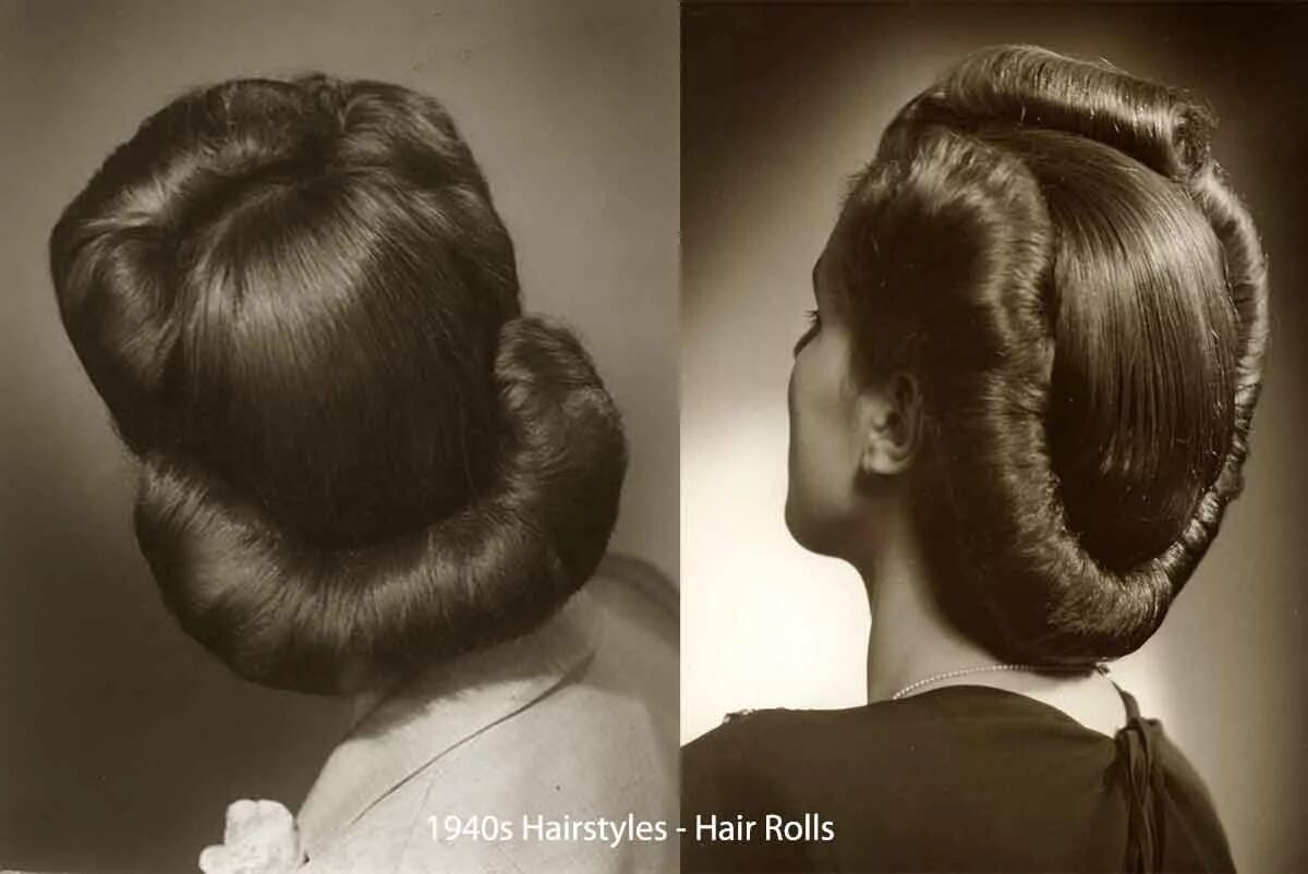 Прически х годов History of 1940s Fashion - 1940 to 1949 - Glamour Daze 1940s hairstyles, Retro h