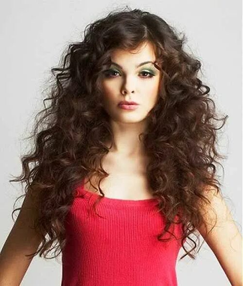 Прически химия на длинные волосы 27 New Curly Perms for Hair Long Hairstyles Permed hairstyles, Remy human hair w