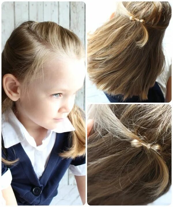 Прически ходить в школу 10 Easy Hairstyles for Girls Easy little girl hairstyles, Little girl hairstyles