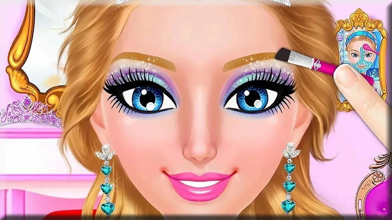 Прически и макияж для девочек играть Princess Salon - Magic Make Over In Six Minutes Girl hairstyles, Her hair, Games