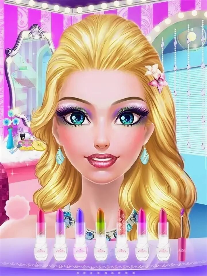 Прически и макияж для девочек играть Celebrity Friends BFF Makeover Beauty Salon - Star Girls Style SPA at App Store 