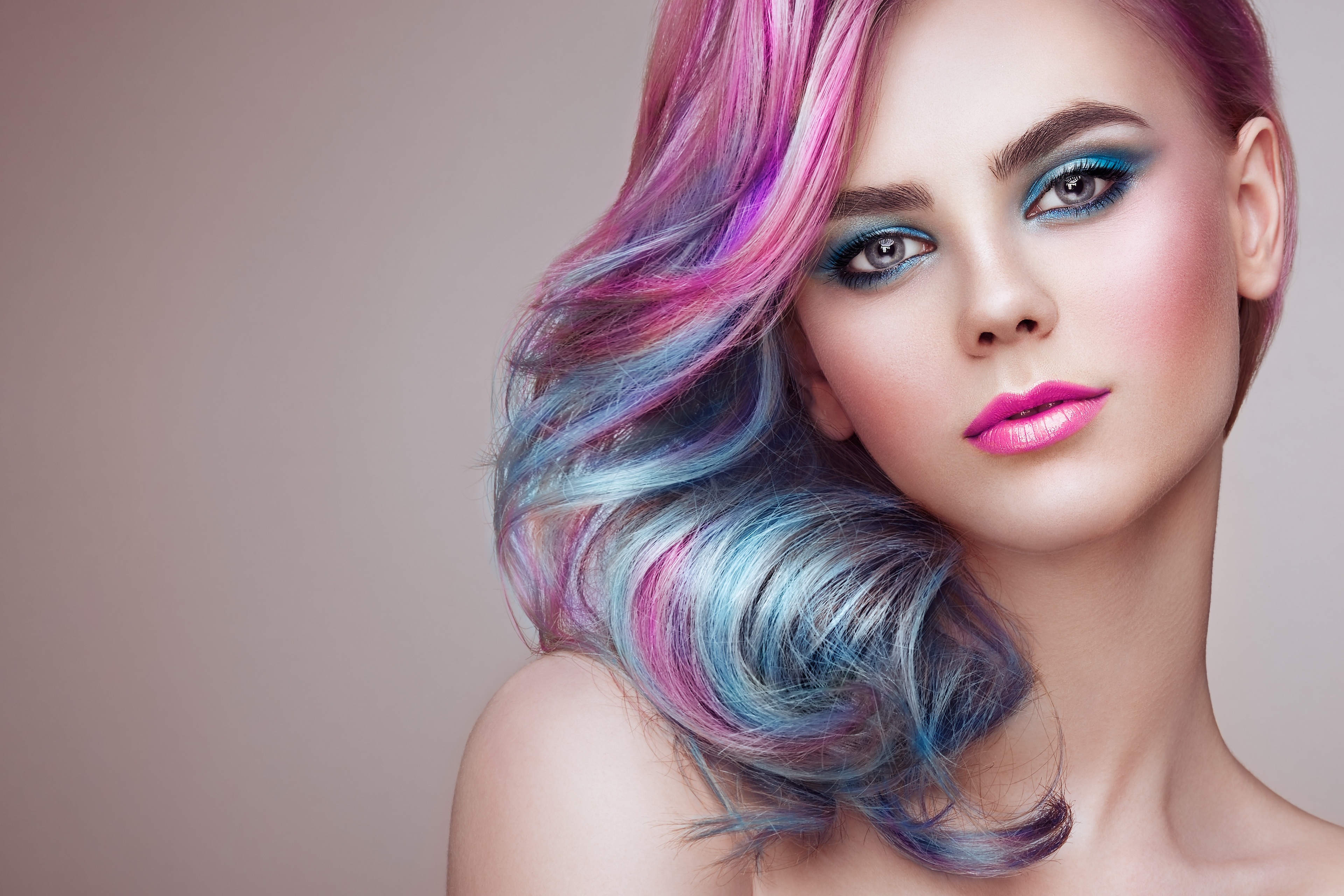 Прически и окрашивание 2024 Спільнота Steam :: :: Pink+Blue Style Makeup-Fashion Beauty Styles