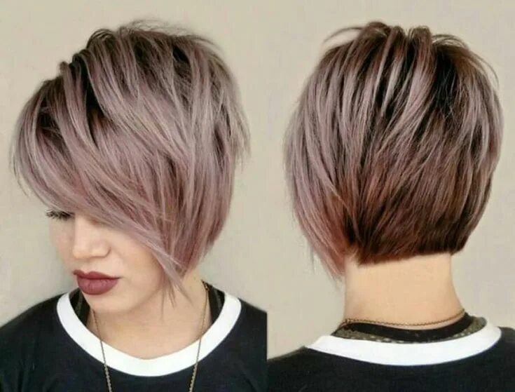 Прически и окрашивание 2024 модные стрижки 4 Ways to Rock a Long Pixie Cut Long pixie hairstyles, Thick hair styles, Pixie 